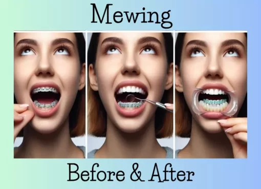 mewing before and after